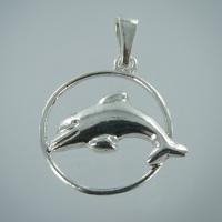 Pendentif&nbsp;Dauphin avec cerceau - Image&nbsp;2 