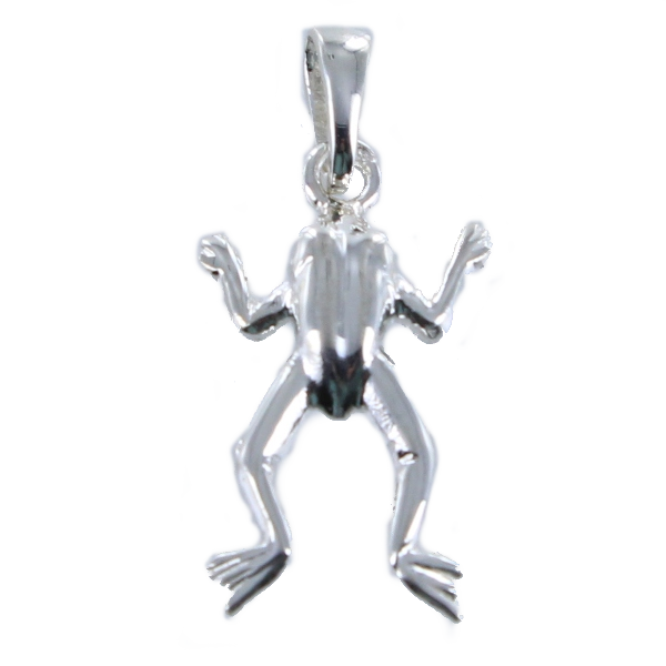 Pendentif Argent Grenouille - Taille 1 