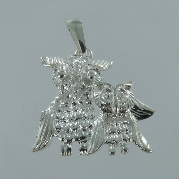 Pendentif&nbsp;Chouettes mère et petit - Image&nbsp;2 