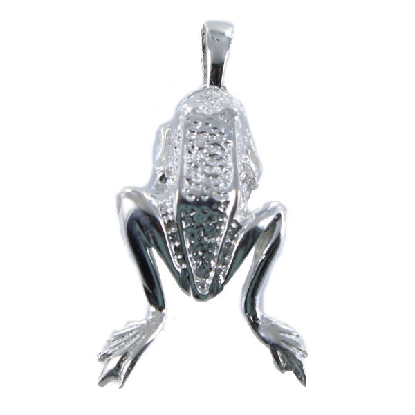 Pendentif Argent Grenouille - Taille 2 