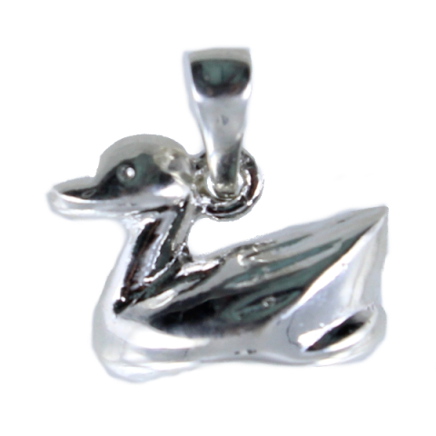 Pendentif Argent Canard 