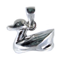 Pendentif Argent Canard 