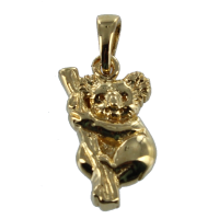 Pendentif Or Jaune Koala 