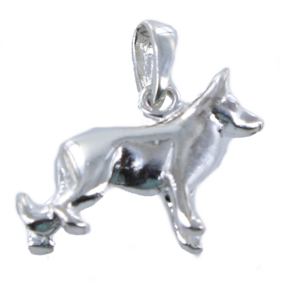 Pendentif&nbsp;Chien Berger allemand debout - Image&nbsp;2 