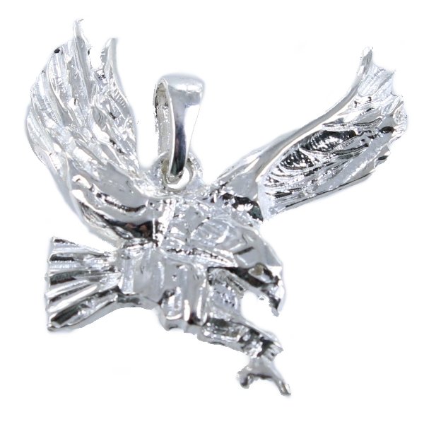 Pendentif Argent Aigle - Taille 2 