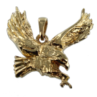 Pendentif Or Jaune Aigle - Taille 2 