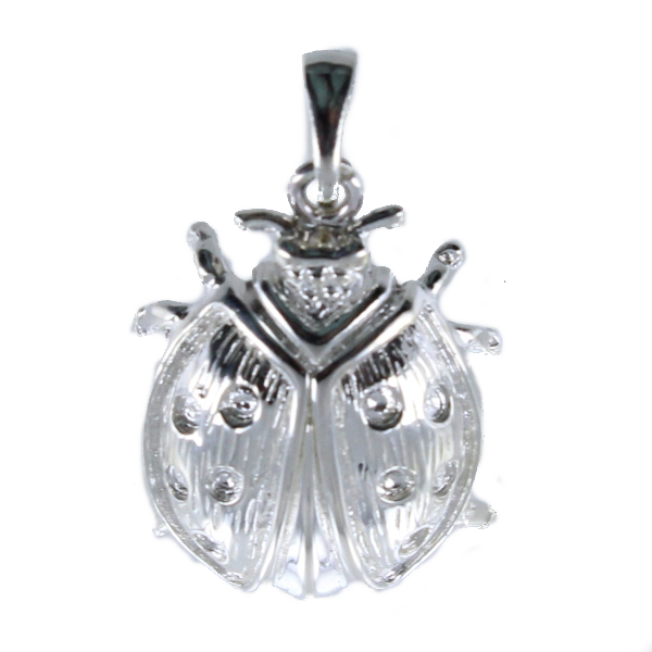 Pendentif Argent Coccinelle 