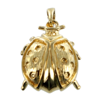 Pendentif Or Jaune Coccinelle - Taille 2 