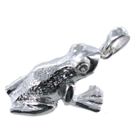 Pendentif Argent Grenouille - Taille 3 