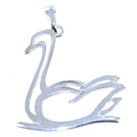 Pendentif Argent Cygne 