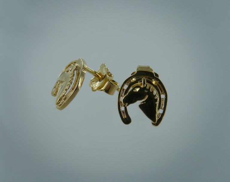 Boucles d\'oreilles Fer et tête - Image 2 