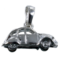 Pendentif Argent Voiture Citroën 2CV - Volume 