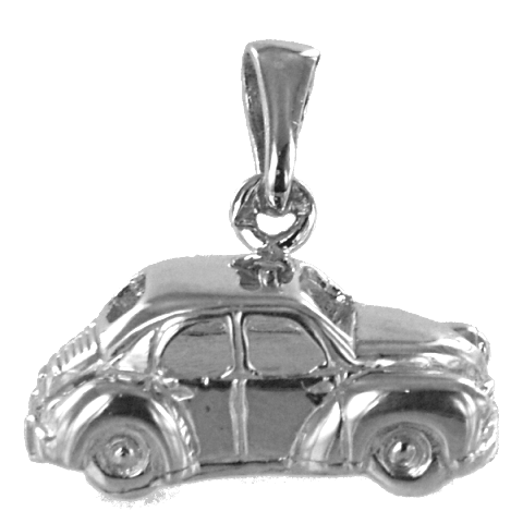 Pendentif Argent Voiture Citroën 4CV - Volume 