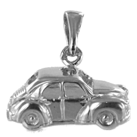 Pendentif Argent Voiture Citroën 4CV - Volume 