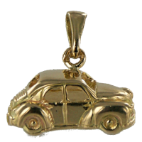 Pendentif Or Jaune Voiture Citroën 4CV - Volume 