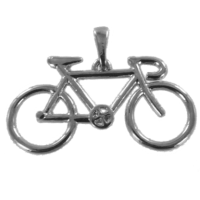 Pendentif Argent Vélo Taille 3 - 30mm 