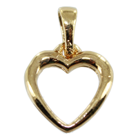 Pendentif Or Jaune Coeur ajouré 