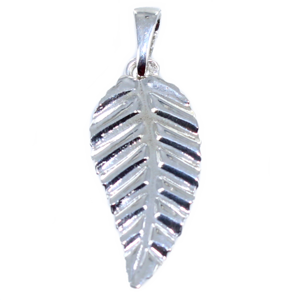 Pendentif Argent Feuille 