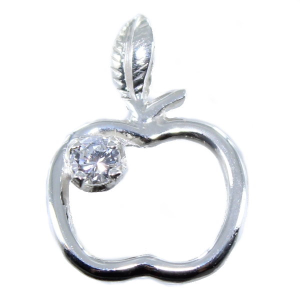 Pendentif Argent Pomme 