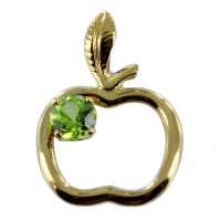 Pendentif Or Jaune Pomme 