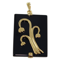 Pendentif Or Jaune Onyx du Printemps 