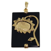 Pendentif Or Jaune Onyx de l'Eté 