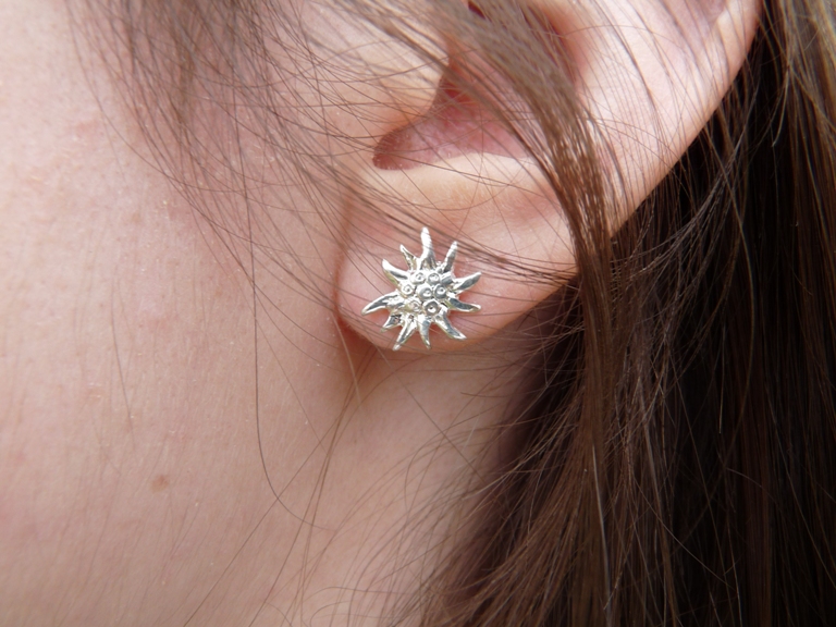 Boucles d\'oreilles Edelweiss - Image 2 