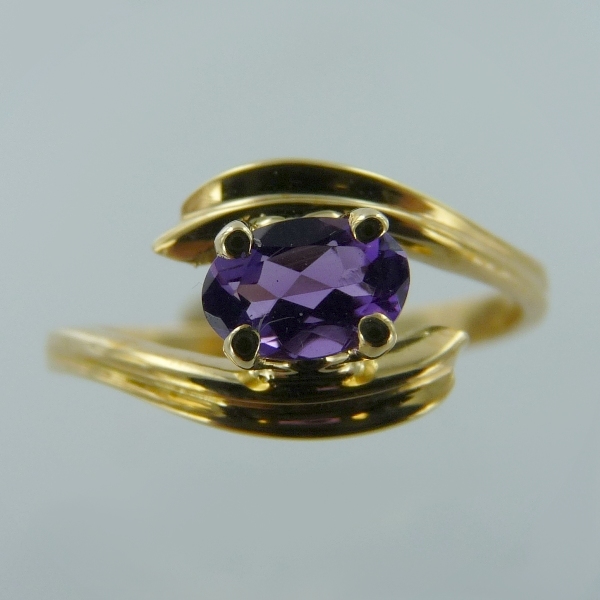 Bague Serti griffe Sunshine - Image 4 