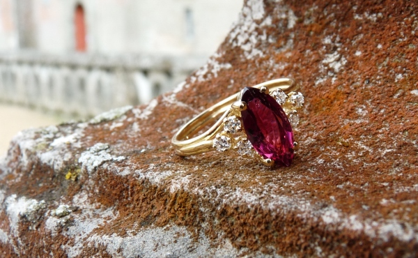 Bague Serti griffe Justine - Image 3 