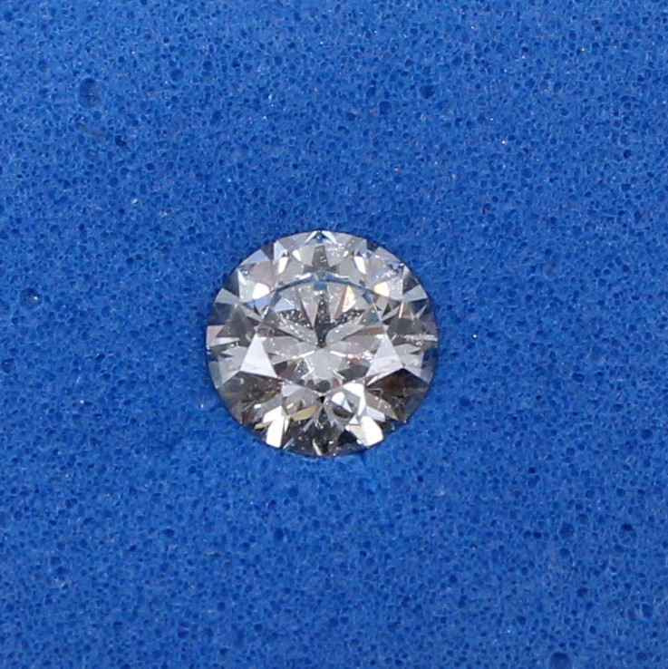 Diamant Taille Brillant 5.36mm 0.60 carat HSI2 - Image 4