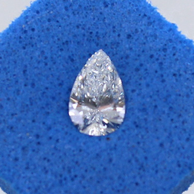 Diamant Taille Poire 5.87 x 3.67 0.29 carat HSI1 - Image 3 