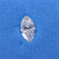 Diamant Taille Marquise 6.00 x 3.15mm 0.25 carat HSI2 - Image 2 