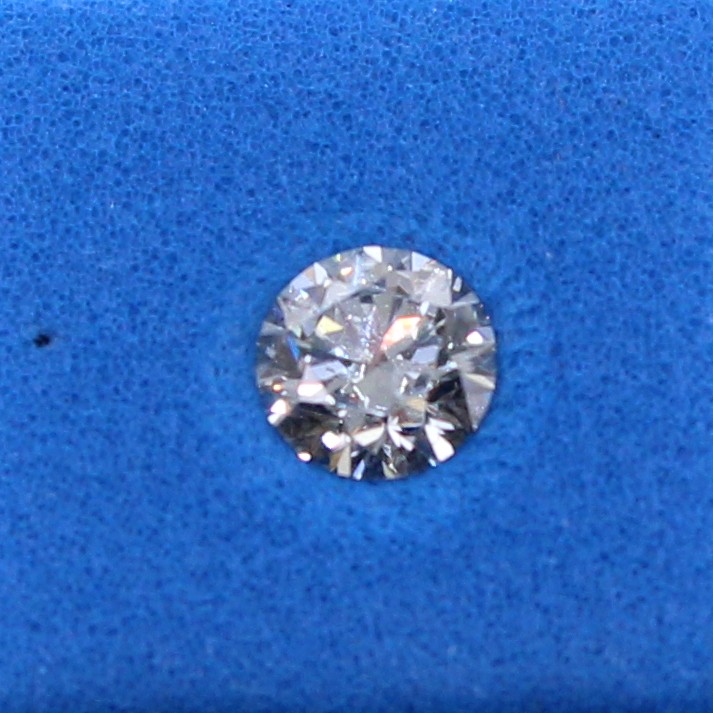 Diamant Taille Brillant 4.70mm 0.40 carat GSI2 - Image 4