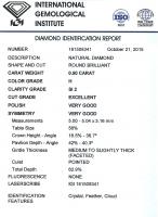 Diamant Taille Brillant 5.00mm 0.50 carat HSI2 - Image 2 