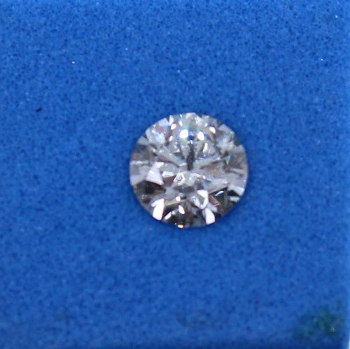 Diamant Taille Brillant 5.00mm 0.50 carat HSI2 - Image 4 