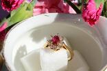 Eclats de sucre - Bague Thilme Or jaune Rubis Diamants