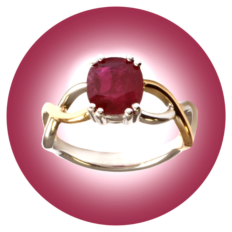 bague rubis sur mesure