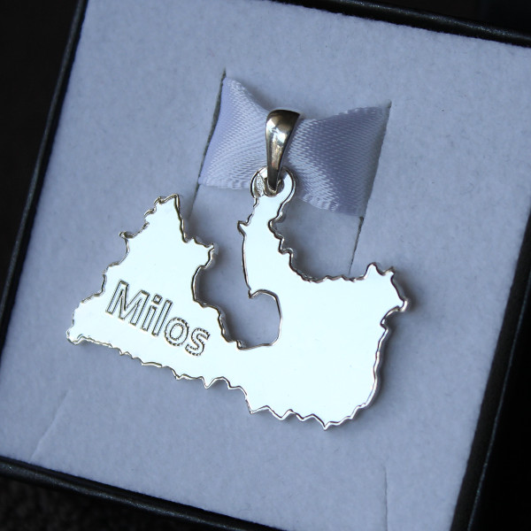 pendentif milos en argent