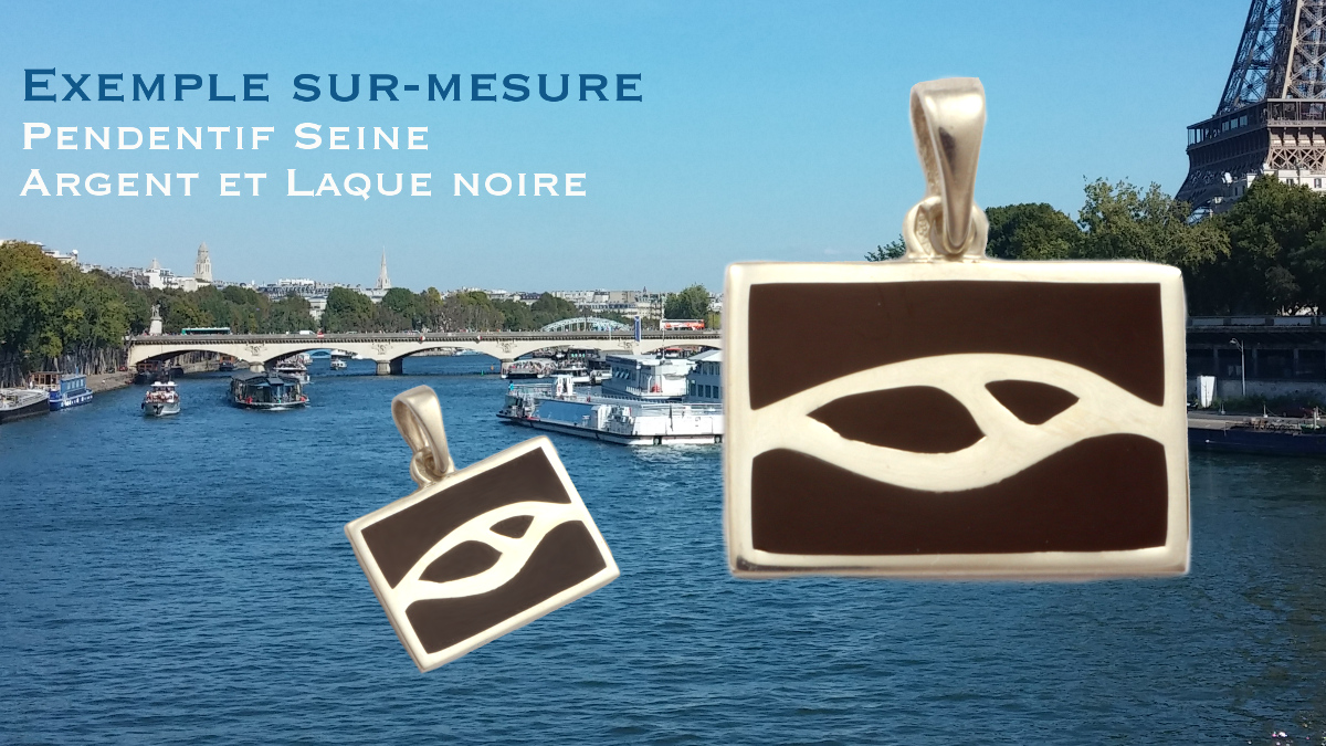 pendentif seine sur mesure