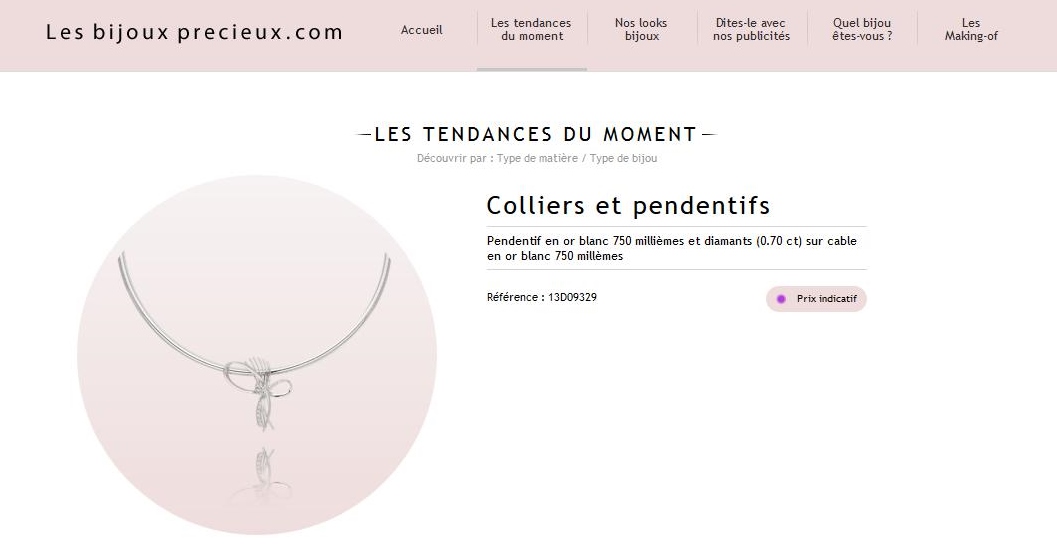 Collier Bow de Eleonaure