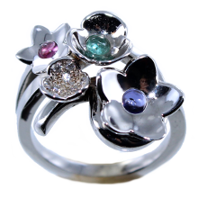 Bague fleurs